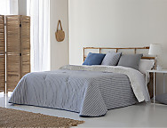 Edredón Sherpa Jacquard Lires color Azul, Beige o Rosa