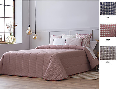 Confecciones Paula - Bouti Jacquard Miel color Azul, Beige o Rosa