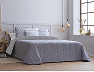 Edredón Sherpa Jacquard Miel color Azul, Beige o Rosa