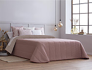 Edredón Sherpa Jacquard Miel color Azul, Beige o Rosa