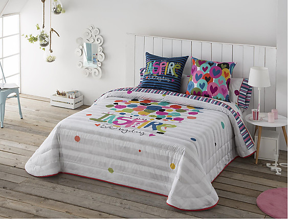 JVR - Bouti 100% algodón Joy Multicolor cama de 90 Oferta