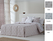Edredón Conforter Jacquard Zubia color Beige, Rosa o Turquesa