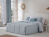 Edredón Conforter Jacquard Zubia color Beige, Rosa o Turquesa