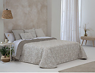 Edredón Sherpa Jacquard Neira color Beige o Rosa