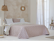 Haz clic para ampliar Edredón Sherpa Jacquard Lora color Beige, Gris o Rosa