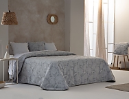 Edredón bouti Jacquard Alore doble relleno (200 gr) color Beige, Gris o Rosa