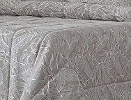 Edredón bouti Jacquard Alcala doble relleno (200 gr) color Beige o Gris