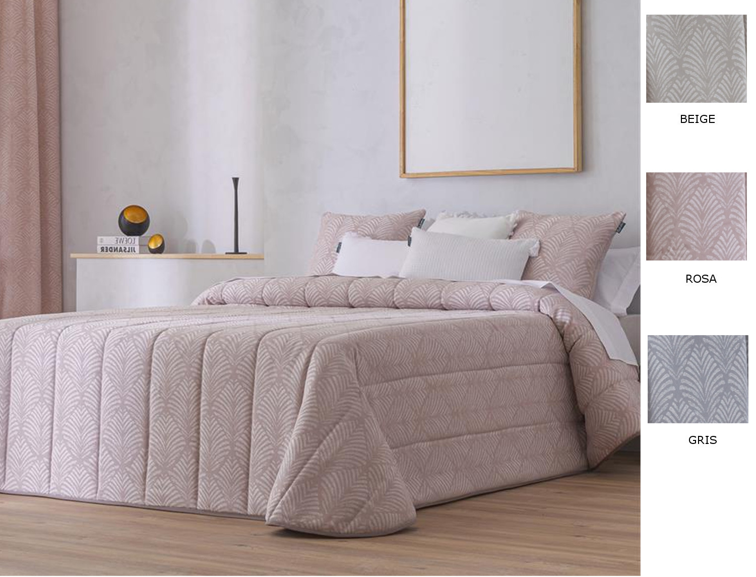 Confecciones Paula Bouti Jacquard Suances color Beige, Gris o Rosa