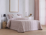 Edredón bouti Jacquard Suances doble relleno (200 gr) color Beige, Gris o Rosa