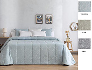 Edredón bouti Jacquard Somo doble relleno (200 gr) color Beige, Gris o Turquesa