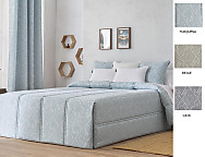 Haz clic para ampliar Edredón Conforter Jacquard Somo color Beige, Gris o Turquesa
