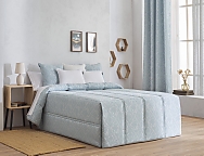 Haz clic para ampliar Edredón Conforter Jacquard Somo color Beige, Gris o Turquesa