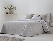 Edredón bouti Piqué Sada doble relleno (200 gr) color Azul, Beige o Gris