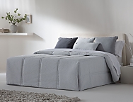 Edredón Conforter Pique Sada color Azul, Beige o Gris