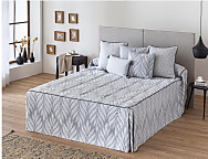 Colcha edredón piqué Lena color Beige, Blanco o Gris