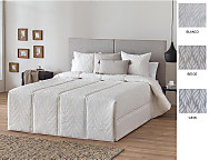 Haz clic para ampliar Edredón Conforter Pique Lena color Beige, Blanco o Gris