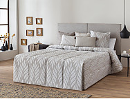 Haz clic para ampliar Edredón Conforter Pique Lena color Beige, Blanco o Gris