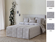 Edredón Conforter Pique Jucar color Beige, Blanco o Gris