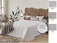 Edredón Sherpa Piqué Manises color Beige, Blanco o Gris