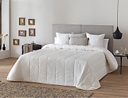 Edredón Sherpa Piqué Lena color Blanco cama de 105 Oferta