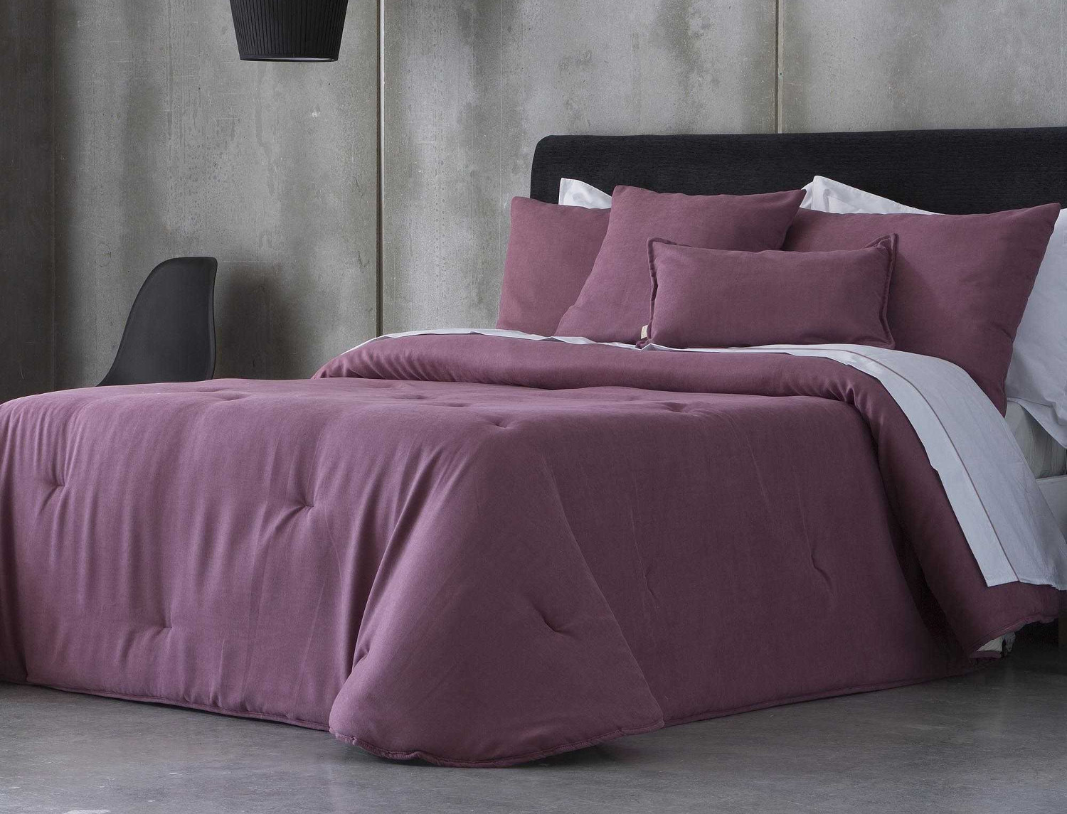 Cañete Edredón de terciopelo Raka Berenjena cama de 135 Oferta