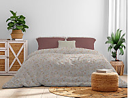 Funda nórdica Komen color Azul, Gris o Lino