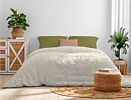 Funda nórdica Mizan color Azul, Maquillaje o Verde