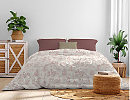 Funda nórdica Iserna color Azul, Maquillaje o Verde