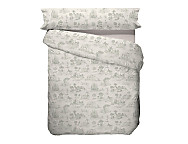 Funda nórdica Iserna color Azul, Maquillaje o Verde