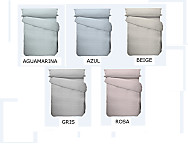 Funda nórdica Nador color Aguamarina, Azul, Beige, Gris o Rosa