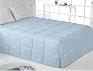 Edredón o Conforter Kalo fondo color en Azul, Beige, Gris o Rosa