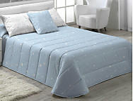 Edredón o Conforter Kalo fondo color en Azul, Beige, Gris o Rosa