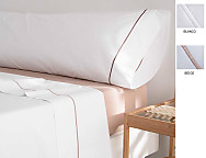 Haz clic para ampliar Juego de cama Algodón Percal 200 hilos Texas color Beige o Blanco