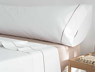Haz clic para ampliar Juego de cama Algodón Percal 200 hilos Texas color Beige o Blanco