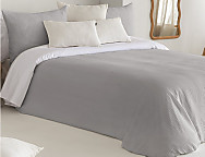 Funda Nórdica Jacquard Duero con funda/s de cojín color 01 Gris, 02 Beige o 03 Malva