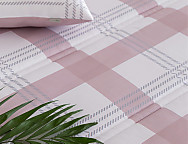 Edredón estampado Creus con funda/s de cojín color 01 Azul ó 02 Nude