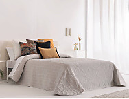 Colcha Jacquard Arcos color 01 Blanco ó 02 Beige