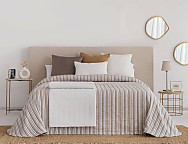 Colcha Jacquard Aina color 01 Gris ó 02 Beige