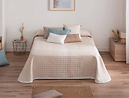 Colcha Piqué con chenilla Luca