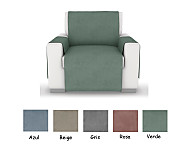 Cubre sofá acolchado de terciopelo 1 plaza JVR