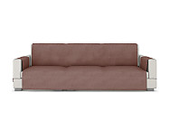 Haz clic para ampliar Cubre sofá acolchado de terciopelo 4 plazas JVR