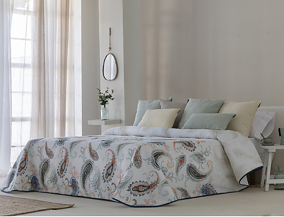 Confecciones Paula - Colcha bouti 100% Algodón Jaipur 60gr