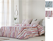 Colcha bouti 100% Algodón Oleo 60gr color Azul o Rosa