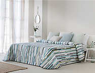 Colcha bouti 100% Algodón Oleo 60gr color Azul o Rosa