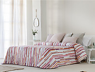 Colcha bouti 100% Algodón Oleo 60gr color Azul o Rosa