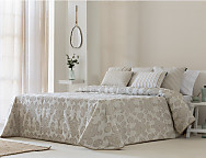 Haz clic para ampliar Colcha bouti Jacquard India 60gr color Beige o Verde