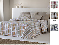 Haz clic para ampliar Colcha Jacquard reversible Patmos color Azul, Beige o Rosa