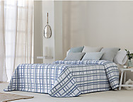 Haz clic para ampliar Colcha Jacquard reversible Patmos color Azul, Beige o Rosa