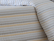 Colcha Jacquard reversible Cies color Azul, Beige o Rosa