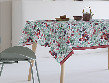 Confecciones Paula - Mantel antimanchas Frambuesa